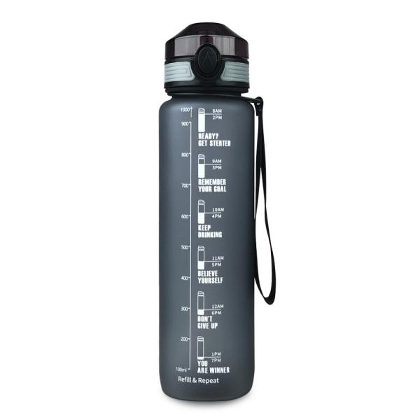 Dust Proof Lid Sport Outdoor Drink Water Bottle Gradient Color Design