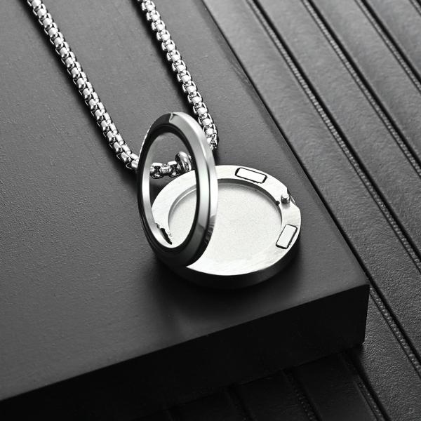 Collier en acier inoxydable et en or Collier d'usine Collier d'homme en gros