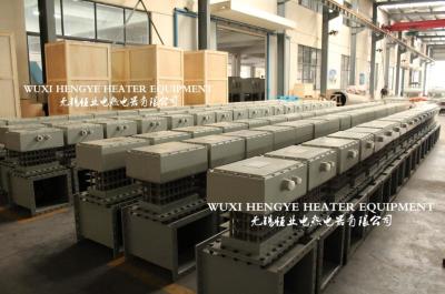 Square Flange Electric Air Duct Heaters For Gas Automatic Temperature Control