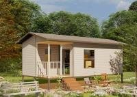 Fábrica Direct Prefab Light Steel Frame Kit de casa móvel com sistema de dobragem Economize custos