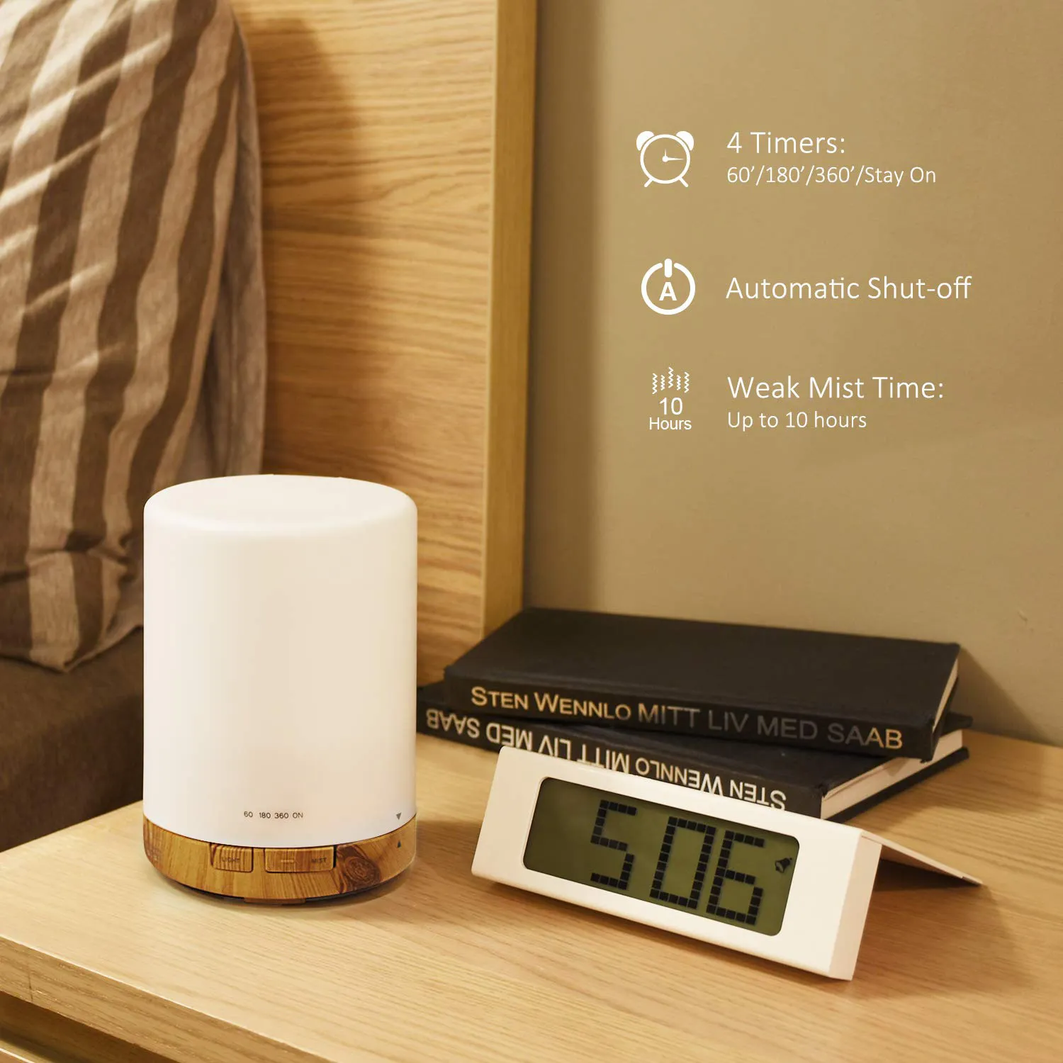 Private Label Home Office Cool Mist Deffuser Electric Aroma Scent Diffuser Perfume Essential Oil Diffuser With Remote Control