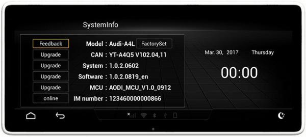 Ouchuangbo wholesale Car Radio gps navi for 10.25 Audi Q7 2006-2015 With mirror link 1080 video android 9.0 4GB+64GB