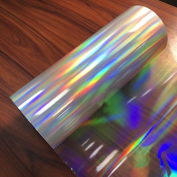 Transparent BOPP Holographic Thermal Lamination Film 25 Micron For Gift Craft Packing