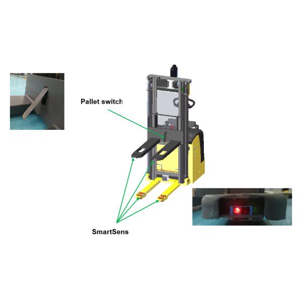 Лазер платформ грузоподъемника склада АГВ умный Дриверлесс - направленный 1,5 тонны тележка паллета 2 тонн