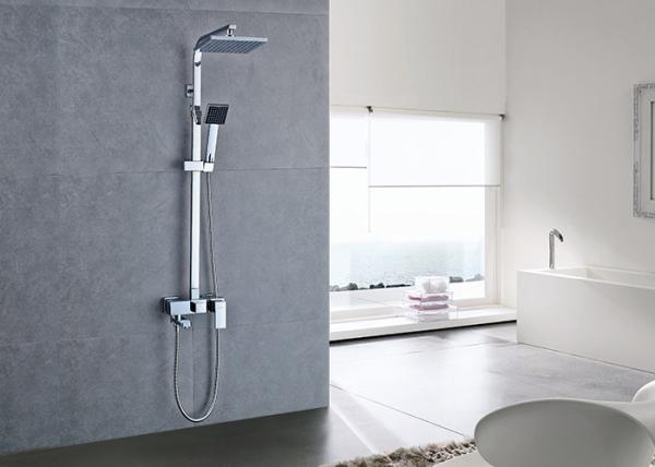 Wall Mounted SPA Shower System , Single Handle Shower Set Copper Casting