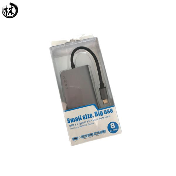 Kico  New Type C to USB 3.0 8 in 1 HUB with PD 3.0 Charge RJ45 HDMI2.0 8 in 1 type c combo