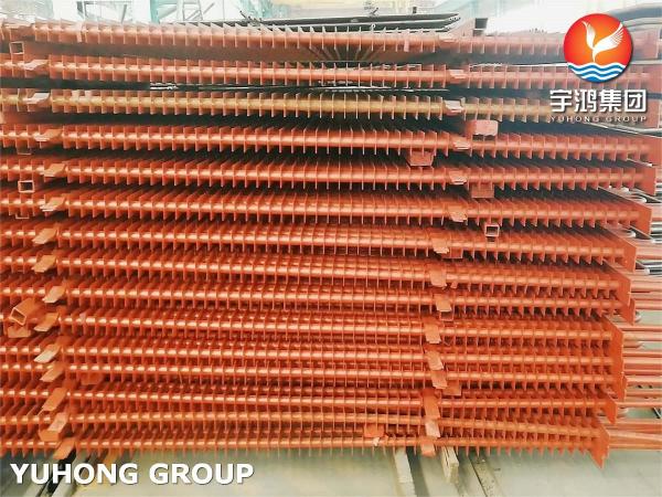 H Type Tube Finning Seamless Steel ASME SA213 TP317 Boiler Pressure Parts For Economizer