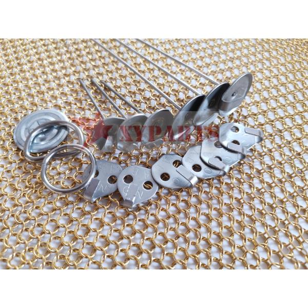 Stainless Steel Lacing Anchor Rock Wool Insulation Pins For Removable Covers Pads