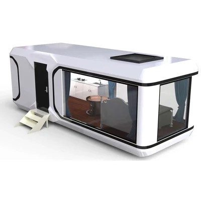 Maison préfabriquée Capsule spatiale Lit Cabine Hôtel Sleep Pod Luxe extérieur