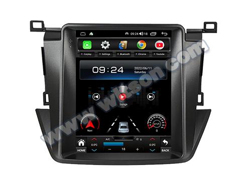 9.7'' Tesla Vertical Screen For Toyota Rav4  2013-2018 Android Car Multimedia Player