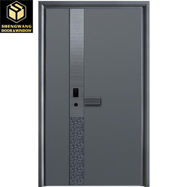 No Paint Treatment Side Gates Aluminium Fireproof Bacterial Resistance MDF Interior Door