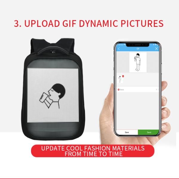 Soft Handle LED Display Backpack Your Perfect Companion for Outdoor Advertising