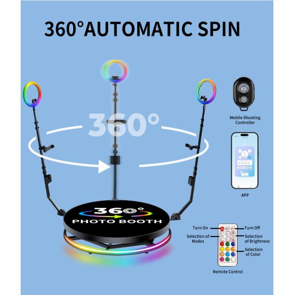 360-градусный фотошток для свадеб Все аксессуары Реквизиты Опциональная грузоподъемность 500 кг