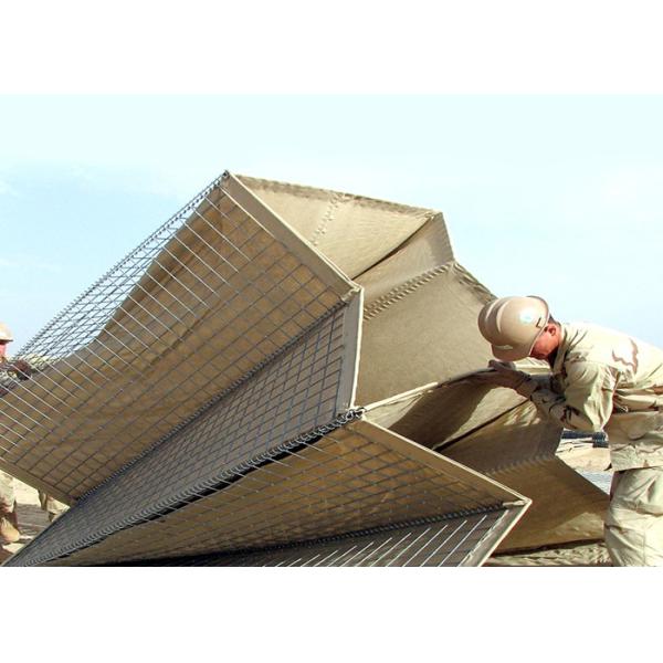 Galvanized Welded Mesh  Barrier 76.2x76.2mm for Flood Control