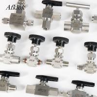 Valve à aiguille haute pression de qualité supérieure pour l'instrumentation - série AFKLOK (6000 PSI, siège métallique, emballage en PTFE)