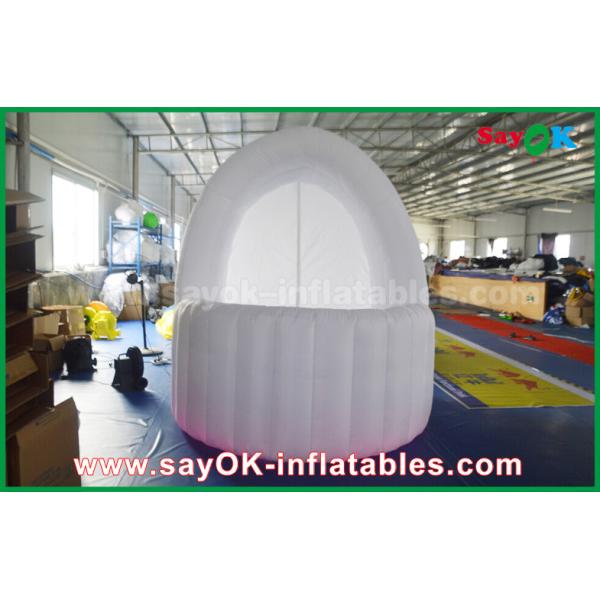 Tienda blanca de la barra del Pub del paño de 3M DIA Inflatable Air Tent Oxford de la tienda inflable de la barra con la luz del LED