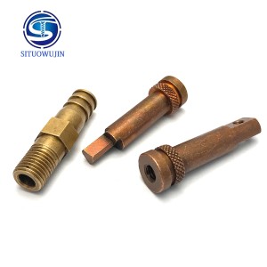 CE Hexagonal Copper Parts Adjusting Pins Pineapple Pattern AI Hardware Components