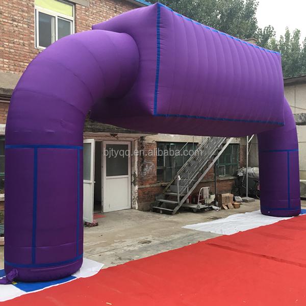 2023 de venta caliente personalizar logotipo de venta caliente 5m fábrica mayorista arco de Navidad inflable