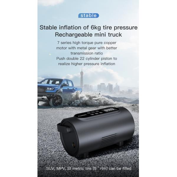 Silent Inflatable Electric Car Pump for Audi Vehicles YANTU A26 Portable Tyre Inflator