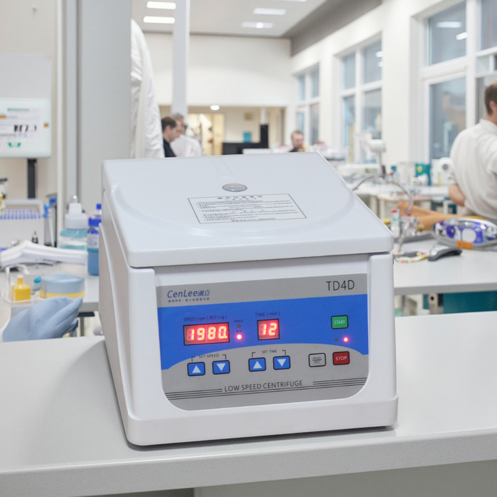 TD4D Medical Centrifuge Machine 4000 RPM - for Blood/Urine/DNA Testing, Hospital ,Research Lab Equipment,r Serum, Plasma, Urine