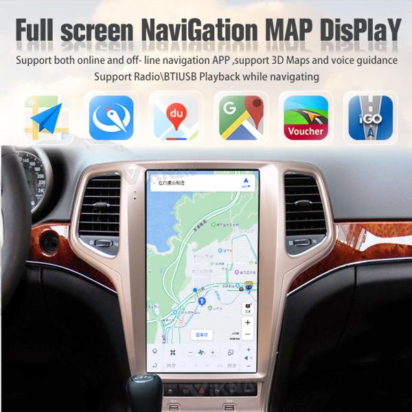 Стерео игрока автомобильного радиоприемника андроида 11 виллиса навигация GPS большого Cherokee автоматическая аудио