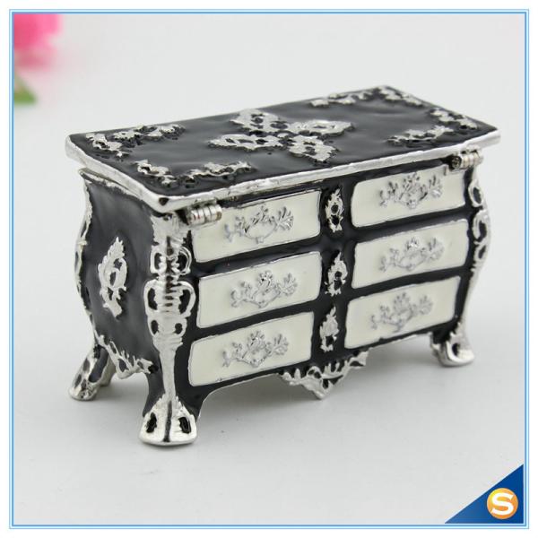 European Style Large Storage Desk Shape Trinket Box Creative Retro Jewelry Box SCJ816