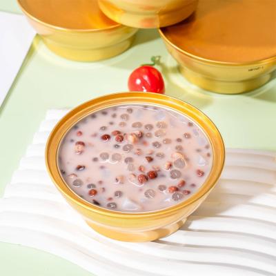 Sago de feijão vermelho com leite, estilo Hong Kong, doce e nutritivo, ferver a 121 ° C, sem aditivos.