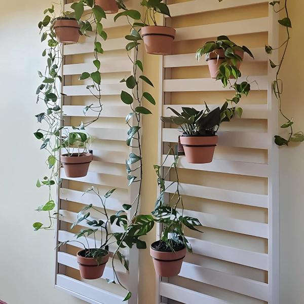 Plantas de aço Stand Suspensão Bracket para 8 polegadas Parede montada Plant Holder Anel