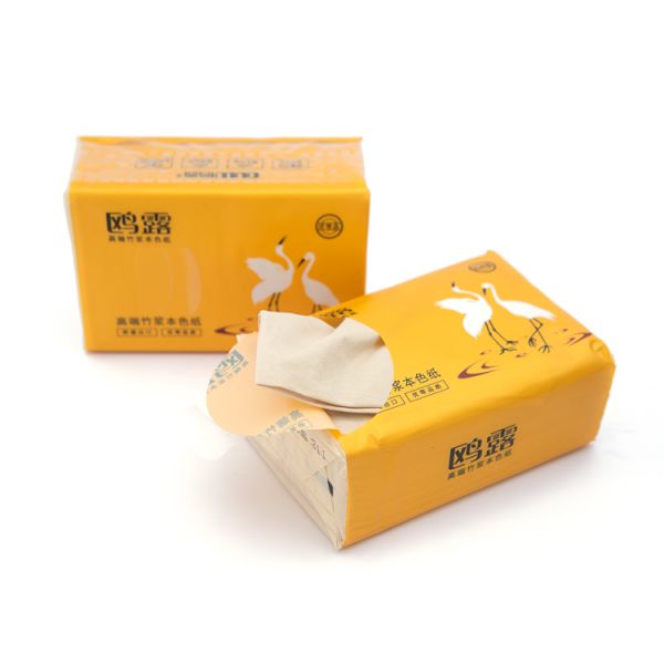 Water Absorbing Additive-Free Pocket Tissue Paper Facial Bamboo Tissue Target Facial Tissue