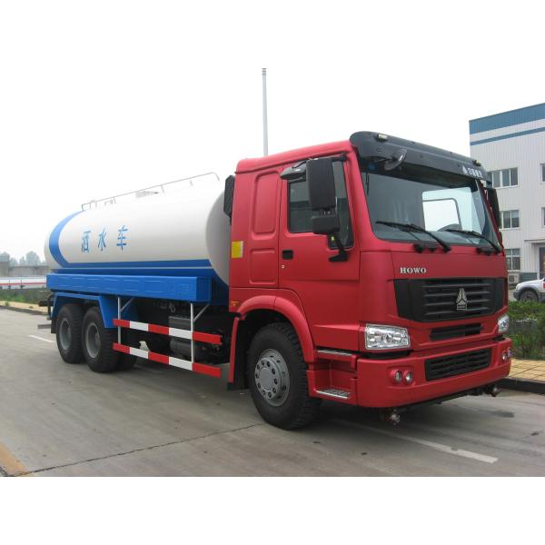 6x4 Liquid Tanker Truck , 20 Cubic Meters Watering Cart Sprinkler Truck