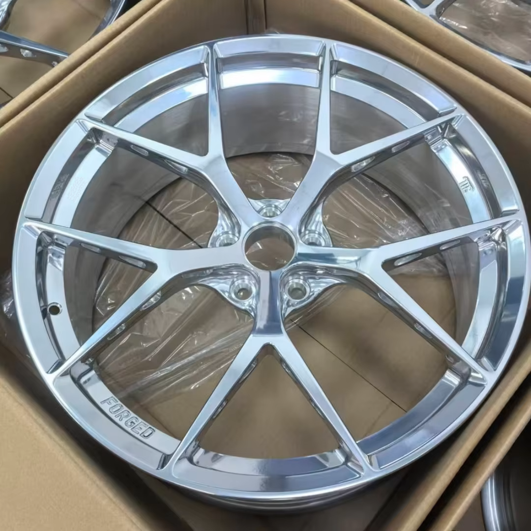 6061-T6 Forged Chrome Y-spoke BBBS Style Wheels  5x114.3 5x112 5x120 PCD 17-24 Inch Car Rims for Benz BMW Audi Suv Ford Tesla