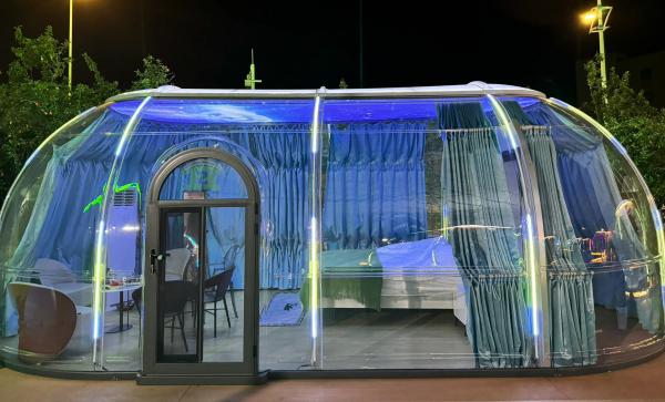 High Quality Dome House Luxurious Green Houses Modern Design PC Material Prefab House for Outdoor Camping Hotel