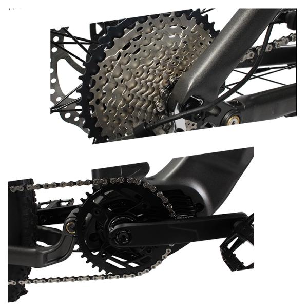 Electric Bicycle Crucero with 6061 Aluminium Alloy Frame and F R Hydrualic Disc Brake