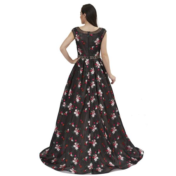 Normal V Neck Middle Eastern Style Dresses / Long Prom Party Dresses