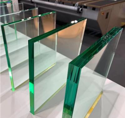 6.38-30.38mm Rectangle Tempered Laminated Glass With Customized Sizes