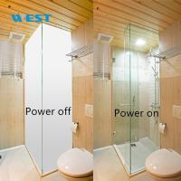 White Non Adhesive Smart PDLC Film Controllable Transparency Decorative Laminated Glass Film