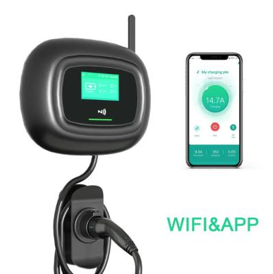 7-22kw Ac Ev Charger Type 2 Or Type 1 Plug Wallbox Fast Electric Vehicle