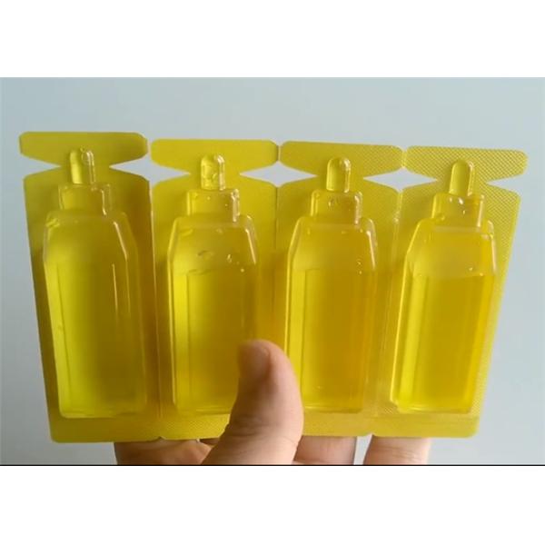 Long Life Oral Plastic Ampoule Filling And Sealing Machine , Pharma Equipment