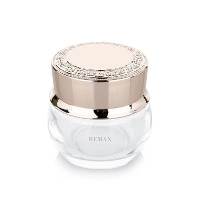 35g Clear Glass Empty Cream Jar Double Wall Cosmetic Jars For Skincare Cosmetics