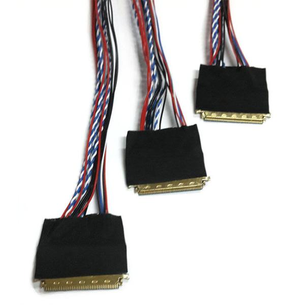 O cabo coaxial de I-PEX20454 40P Lvds estanhou o cabo conduzido cobre da tevê Lvds
