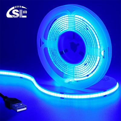 320 leds 8mm azul flexível COB LED Strip Light para decoração interior e exterior -20 60C