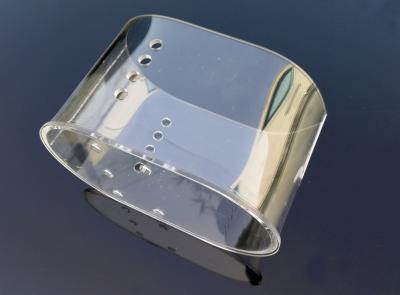 Pièces en plastique de feuille de polycarbonate de Lexan adaptées aux besoins du client par commande numérique par ordinateur pour l'usage universel