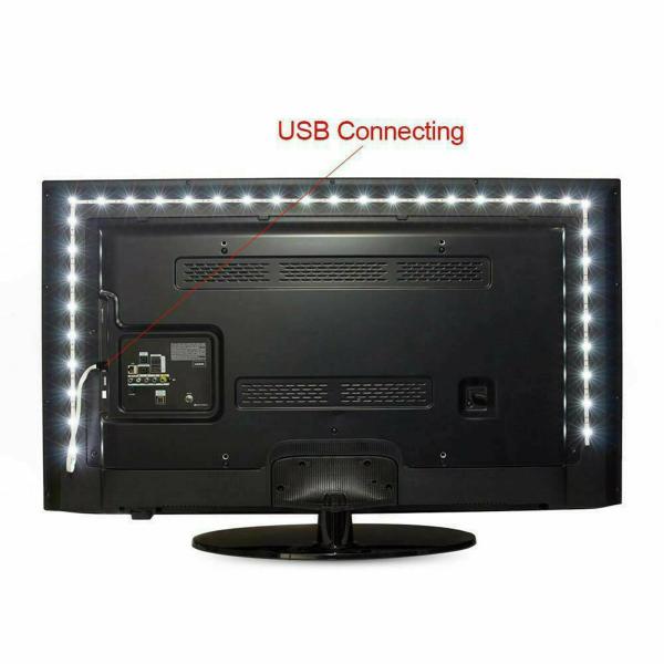 LED Strip Lights 5050 RGB Colour Changing Tape Under Cabinet Kitchen Lighting TV