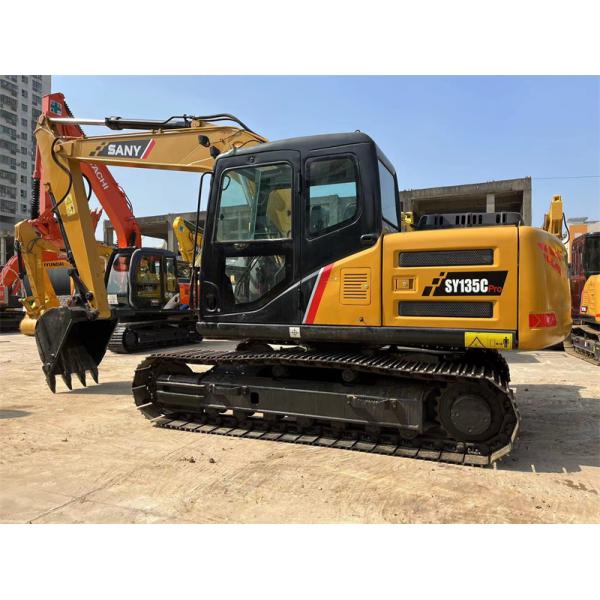 Used Hydraulic Excavator Second Hand Sany SY135C Excavator