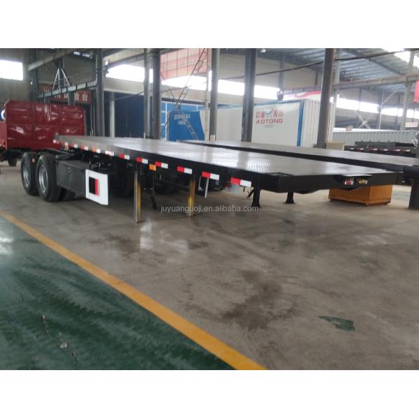 90 тонн Максимальная полезная нагрузка Суперлинк плоский полуприцеп для 20-футового контейнерного транспорта
