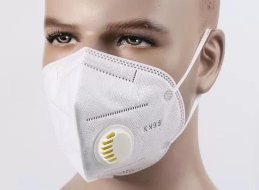White FFP2 Dust Mask  High Level Protection Good Filterability Breathe Freely