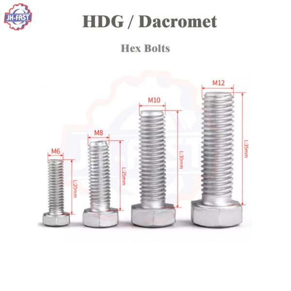 Stainless Steel 304 316 DIN931 DIN933 Hex Head Bolts with Customized Service
