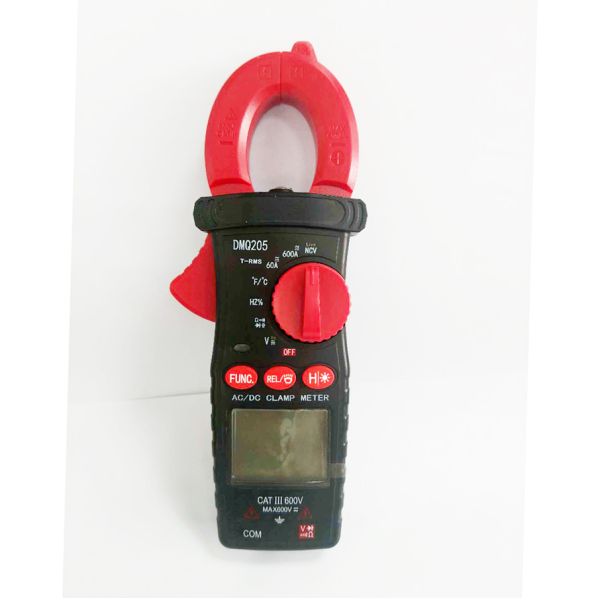 Anti Burn Electrician Maintenance Clamp Multimeter High Precision AC 600A DMQ205