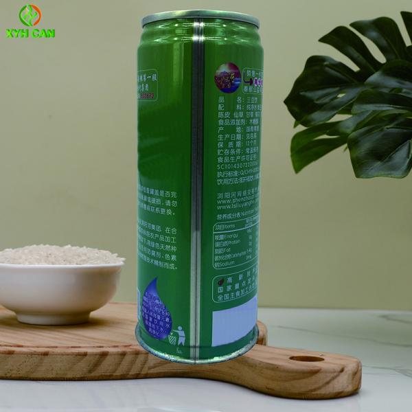Coffee Milk Round Tin Cans 0.19mm Thickness For 245ml Beverages Drinks