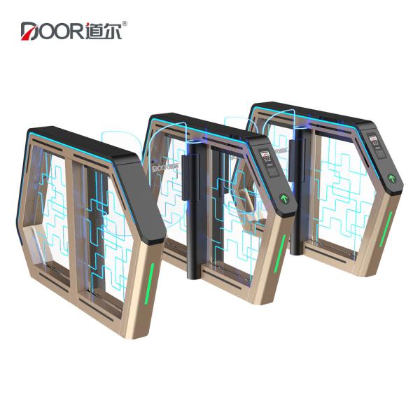 Anti Reverse Speed Gate Turnstile RS485 Dry Contact With Biometrics Swipe Card